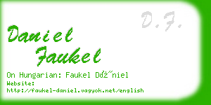 daniel faukel business card